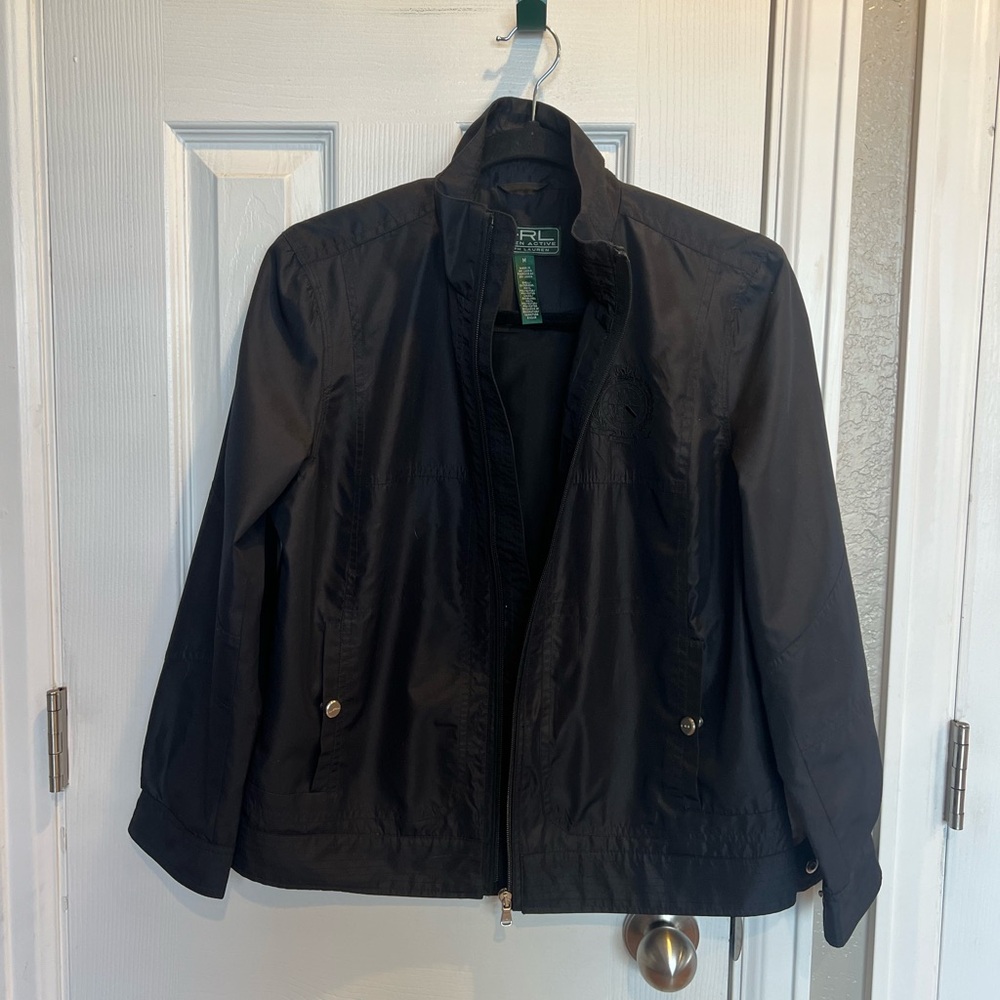 Men's Black Lightweight Jacket by Ralph Lauren